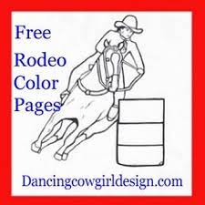 Free rodeo cowboy coloring pages which i think. Rodeo Coloring Pages Free Printables Cowboys And Cowgirls Dancing Cowgirl Design