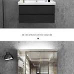 French Home Use Single Sink Wall Mount Bathroom Wooden ...