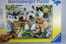 Choose your level of difficulty: Ravensburger Happy Animal Buddies Puzzle 300 Piece Pet Dog Cat Rabbit Xxl 131600 25 14 Picclick