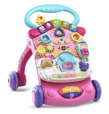 Vtech Stroll And Discover Activity Walker Walker For Babies Baby Toy Pink Walmart Com Vtech Baby Activity Center Toddler Girl Toys