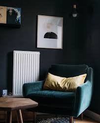 Studio Apartment With No Closet Gets A Major Makeover In 2020 Country Living Room Furniture Velvet Furniture Snug Room