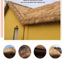D5 Artificial Synthetic Palm Tiki Thatch Roll 24"x 20'