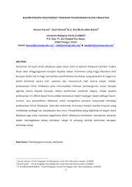 Pdf Kajian Persepsi Masyarakat Terhadap Pelaksanaan Klinik 1malaysia