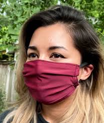 Buy Black Reusable Washable and Breathable Mouth Mask, Polyester Spandex  Stretch Fabric Face Mask Adults USA Two Layers Comfortable Mask Online in  India