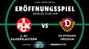 Liga 2020/2021 and see odds offered by bookmakers for all archive matches. Kaiserslautern Und Dresden Eroffnen Neue Saison Der 3 Liga Dfb Deutscher Fussball Bund E V