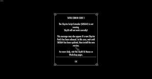 The skyrim script extender could be patched to allow it to. Skyrim Special Edition Skyui Not Working Capefree