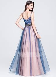 Us 148 00 A Line Princess Sweetheart Floor Length Tulle Prom Dresses With Ruffle Beading Sequins Jj S House Prom Dresses Long Tulle Prom Dress Prom Dresses