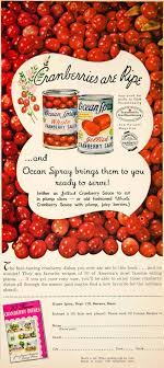 1951 Ad Ocean Spray Jellied Cranberry Sauce Canned Food Fruit Grocery Jellied Cranberry Sauce Cranberry Sauce Food