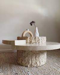 Modern fossil stone glass and metal coffee table futuro throughout sizing 1000 x 1000. Curated Spaces On Instagram For Sale Fossil Stone Coffee Table Lovely Split Level Feature In Wonderf Stone Coffee Table Coffee Table Coffee Table Vintage