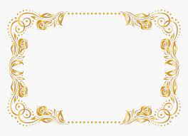 Autumn floral borders png with transparent background download ( free loral borders. Elegant Gold Gold Border Transparent Background Hd Png Download Kindpng