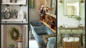 The selection of wooden shelves under the sink will bring a bit of rustic style in your farmhouse bathroom decor indicative of the old days. Farmhouse Bathroom Ideas Rustic Bathroom Decor And Farmhouse Bathroom Storage Inspiration Youtube