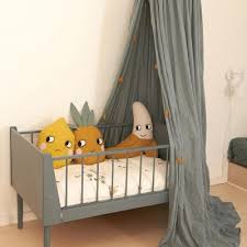 Ciel De Lit Gris Vert Sea Grey Roommate Lit Gris Chambre Bebe Vert Ciel De Lit Bebe