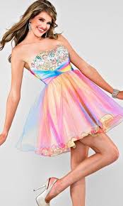 Short Prom Dresses 2013 Prom Dresses Short Rainbow Prom Dress Sweet 16 Dresses