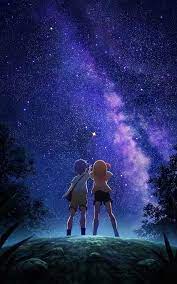 Noche de anime, cielo estrellado fondo de pantalla del teléfono | Pxfuel
