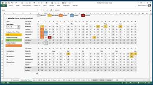 Excel Holiday Training And Absence Planner For Excel
