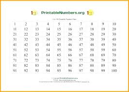 Large Printable Number Chart 1 100 Www Bedowntowndaytona Com