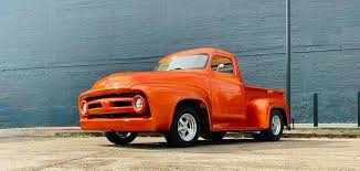 Image result for Orange 1954 Truck