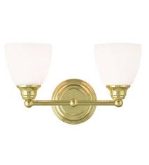 Polished brass vanity light fixtures. Somerville 2 Light 15 Inch Polished Brass Bath Vanity Wall Light Bath Light 2 Light Bathroom Vanity Light Brass Vanity Light