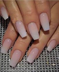 Best diy ideas for nail. 24 Ideas Nails Acrylic Medium Length French Faded Nails Nails Acrylic Nail Designs