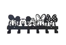 Yournelo Cute Ferronnerie Dessin Anime Personnages Animaux Art Mural Decoratif Porte Manteaux Crochets Disney Amazon Fr Fou Art Mural Dessin Anime Objet Deco