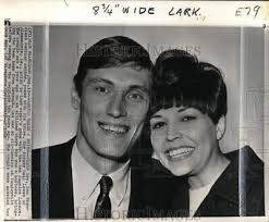 1968 Press Photo Warriors' basketball player Clyde Lee & wife Gail Levet,  CA