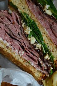 Use deli roast beef with jalapeno pepper, vegetables, garlic, and italian bread rolls for a delicious roast beef sandwich. Deli Style Roast Beef Sandwich Wonkywonderful Deli Style Roast Beef Roast Beef Recipes Roast Beef Sandwiches