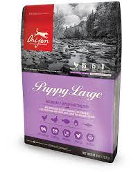 While this is named for large breeds, it contains all the right stuff for a growing giant dog's diet. High Protein Large Breed Puppy Dog Food Orijen