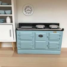 Doll room in a box: Pretty Little Minis Cute Miniature Dollhouse Furniture For Your Farmhouse Style Kitchen Aga