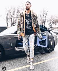 Check out how four of the most stylish men in the game, john wall, ben simmons, and j.r. Ben Simmons Nba Outfit Mens Outfits Fashion