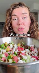 5 Minuten Watermeloen Salade voor Warme Dagen