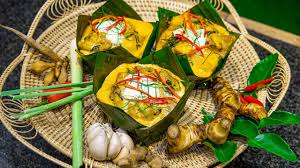 របៀបធ្វើអាម៉ុកត្រី - How To Make Amok Fish - Asian Food