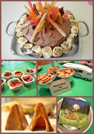 Kitchen decor, table decor, patio table decor, person loves to ride bicycle gift, porch decor, gift, Campfire Camping Birthday Party Ideas For Kids Campfire Cake Tutorial