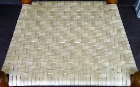 chair seat woven with ash splint in a herringbone or twill pattern woven furniture woodworking chair