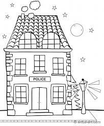 10 best police police car coloring pages your toddler will love. Police Station Coloring Page Printable Coloring Page Artus Art