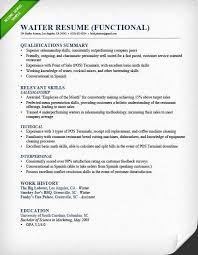 Waiter Job Description Resume Elegant Waiter Resume Sample Resume Skills Server Resume Resume Examples