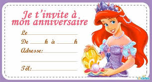 Invitation Anniversaire Ariel La Petite Sirene 123 Cartes Invitation Anniversaire Invitation Anniversaire A Imprimer Carte Invitation Anniversaire Fille