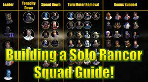 Galactic challenges gear raids scavenger shard shipments events quests light side battles dark side battles squad cantina battles fleet battles mod battles. Star Wars Galaxy Of Heroes Commander Luke Skywalker Is Amazing For Soloing The Rancor Raid Youtube
