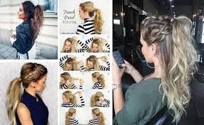 Bob haircut with side swept is one of the simplest and classy hairstyles for medium length hair. 22 Cute Ponytails For Long Medium Length Hair Straight Messy Braided
