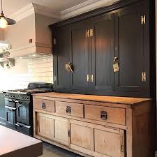 Black Rustic Kitchen Natural Wood And Black Cabinets Home Kitchens Kitchen Design Kitchen Style