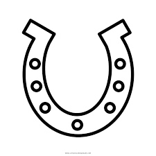 The moon and stars are no match for this spotted unicorn! Horseshoe Coloring Page Ultra Coloring Pages