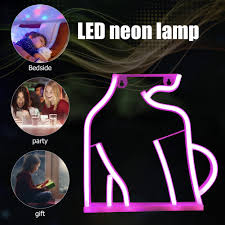 Neon Sign USB LED Night Light Home Living Room Kids Bedside Table Lamp  Decoration Christmas Wedding Indoor Party Lighting - AliExpress