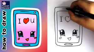 Op youtube vind je deze heel duidelijke haakcursus in acht lessen gemaakt door knuffeldraakje. Hoe Teken Je Een Kawaii Telefoon Leren Tekenen Voor Kids Youtube