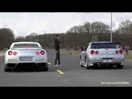Maybe you would like to learn more about one of these? Nissan Skyline Gt R34 Mines Stage 2 Vs Nissan Gt R Switzer P800 Youtube