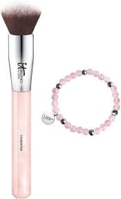 Gemstone Brush Therapy Duo Collection It Cosmetics Foundation Cruelty Free Brushes Gemstones