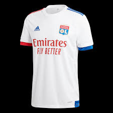 Real madrid to play olympique lyon on 24th july. Adidas Olympique Lyon Herren Heim Trikot 2020 21 Weiss Blau Fussball Shop