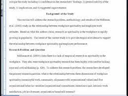The sample is comprised of two groups: Dr Dan Article Critique Assignment Example Youtube