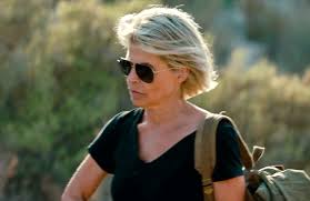 Linda looks amazing and sarah connor is soooo back and we couldn't be happier, we love the wardrobe and the bullet proof vest. Linda Hamilton As Sarah Connor Terminator Dark I Had Faith