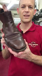 RM Williams Crease Removal. Ideally use shoe trees, the wooden ones are  best. Paper balls will work. @R.M.WilliamsOfficial #rmwilliams #shoerepair