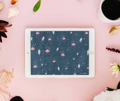 These hd iphone wallpapers are free to download for your iphone(include iphone 12). Dainty Navy Floral Background For Ipad Pink Fall Floral Background 1200x1007 Wallpaper Teahub Io