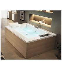 La vasca da bagno generosa. Vasca Rettangolare Doppia Postazione Sense Dual Novellini